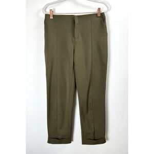 Laundry Army Green Classic City Office Preppy Stretch Trouser Workwear Pants 4